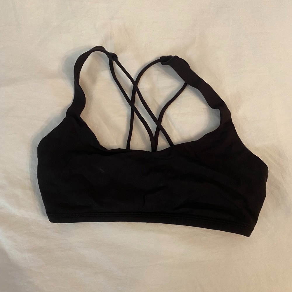 Lululemon Sports Bra (black, size 4)